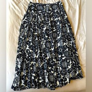 Anthropologie Daisie Midi Skirt sz M